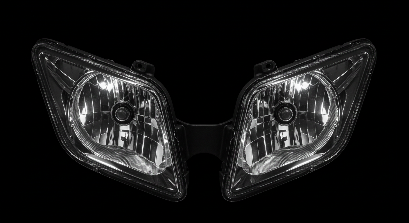 lampu depan motor